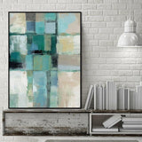 Teal of Art  Stretched Canvas