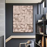 Bronzed Leaf Stretched Canvas