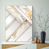 Golden Rays Stretched Canvas