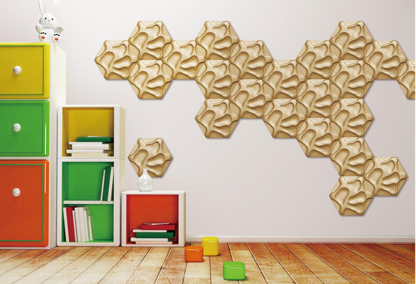 Speck Hexagon 3D Wall Panel
