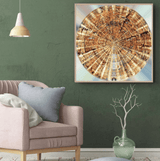 Inuit Rays Stretched Canvas