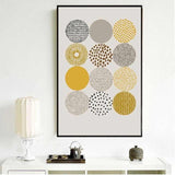 Patterns en Leaf Stretched Canvas