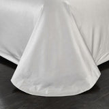 Bamboo White Bloom Duvet Cover Set (Egyptian Cotton)