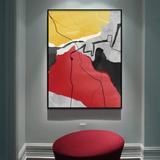 Coloured Spaces Stretched Canvas