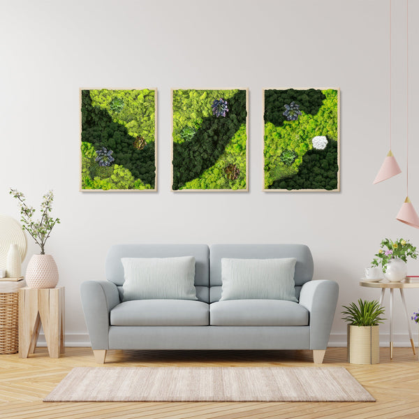 Moss wall art: it's not just beautiful, it's good for you too