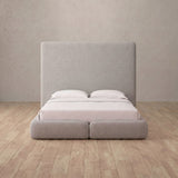 Linen Blend Pewter — Custom Headboard