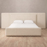 Linen Blend Cream — Extended Headboard