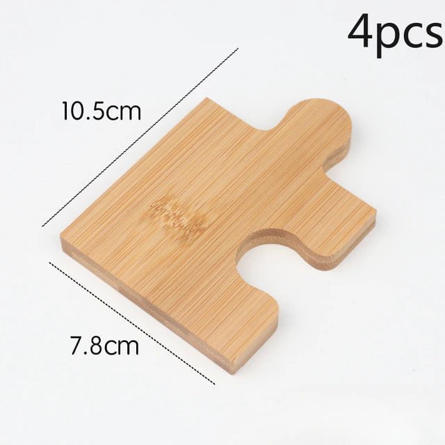 Wooden Puzzle Coaster Set