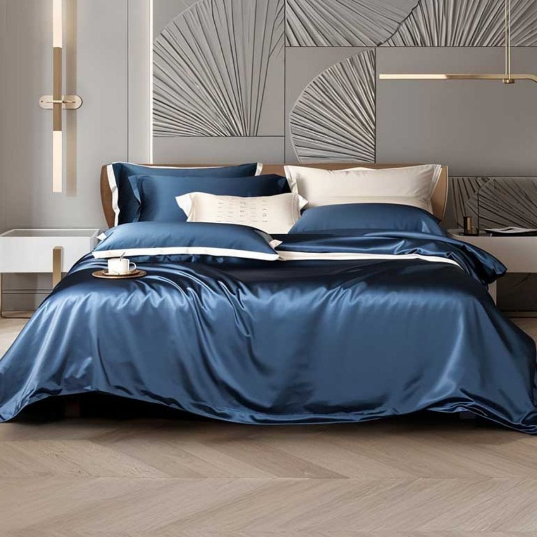 Articture Premium Mulberry Silk Bedding Set — lifestyle