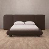 Performance Leather Espresso — Extended Headboard