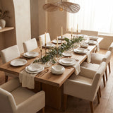 Imperial Luxe plates in a dressed dining room