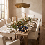 European Serving Bowl (Black) styled in a warm dining room