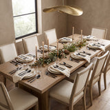 Spain Set flatware styled in a warm dining room