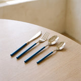 Close-up of the Germany Set blue handles