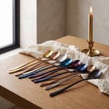 The full Dubai Dessert Spoon finish range