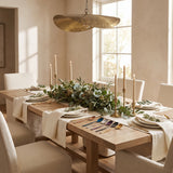 Dubai Dessert Spoon styled in a warm dining room