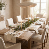 Granada Coffee Spoon styled in a warm dining room