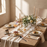 Rome Mixing Spoon Set in a fine-dining tablescape