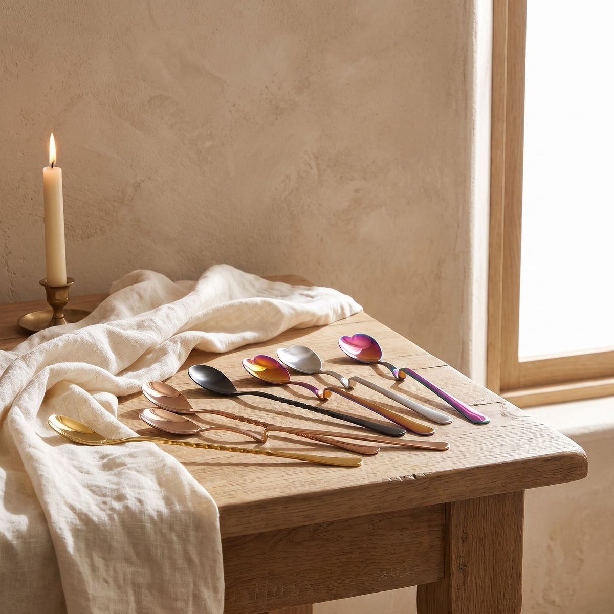 Rome Mixing Spoon Set — lifestyle