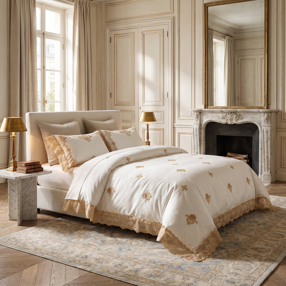 Ethereal Duvet Cover Set (Long-staple Sateen Cotton) — lifestyle
