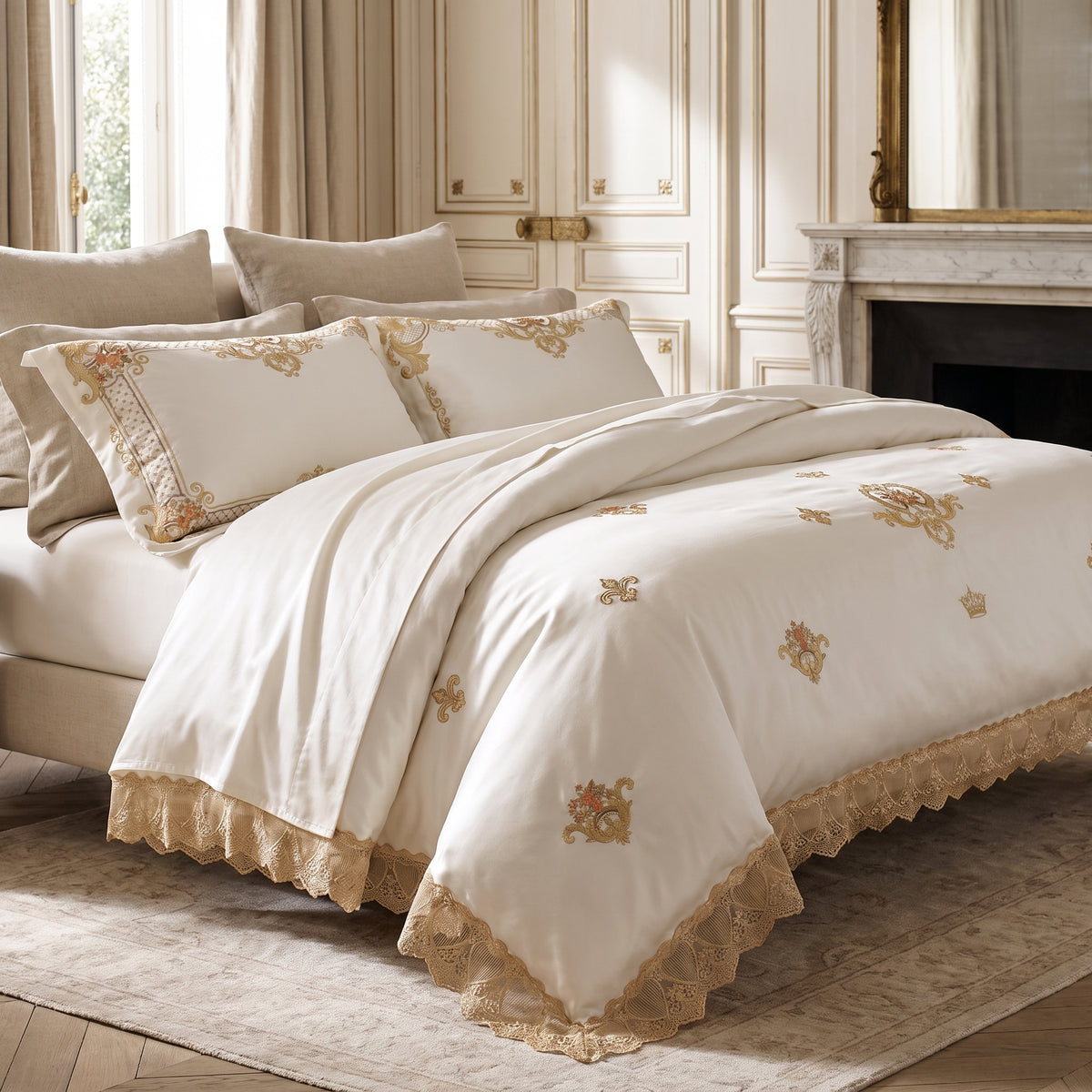 Ethereal Duvet Cover Set (Long-staple Sateen Cotton) — lifestyle