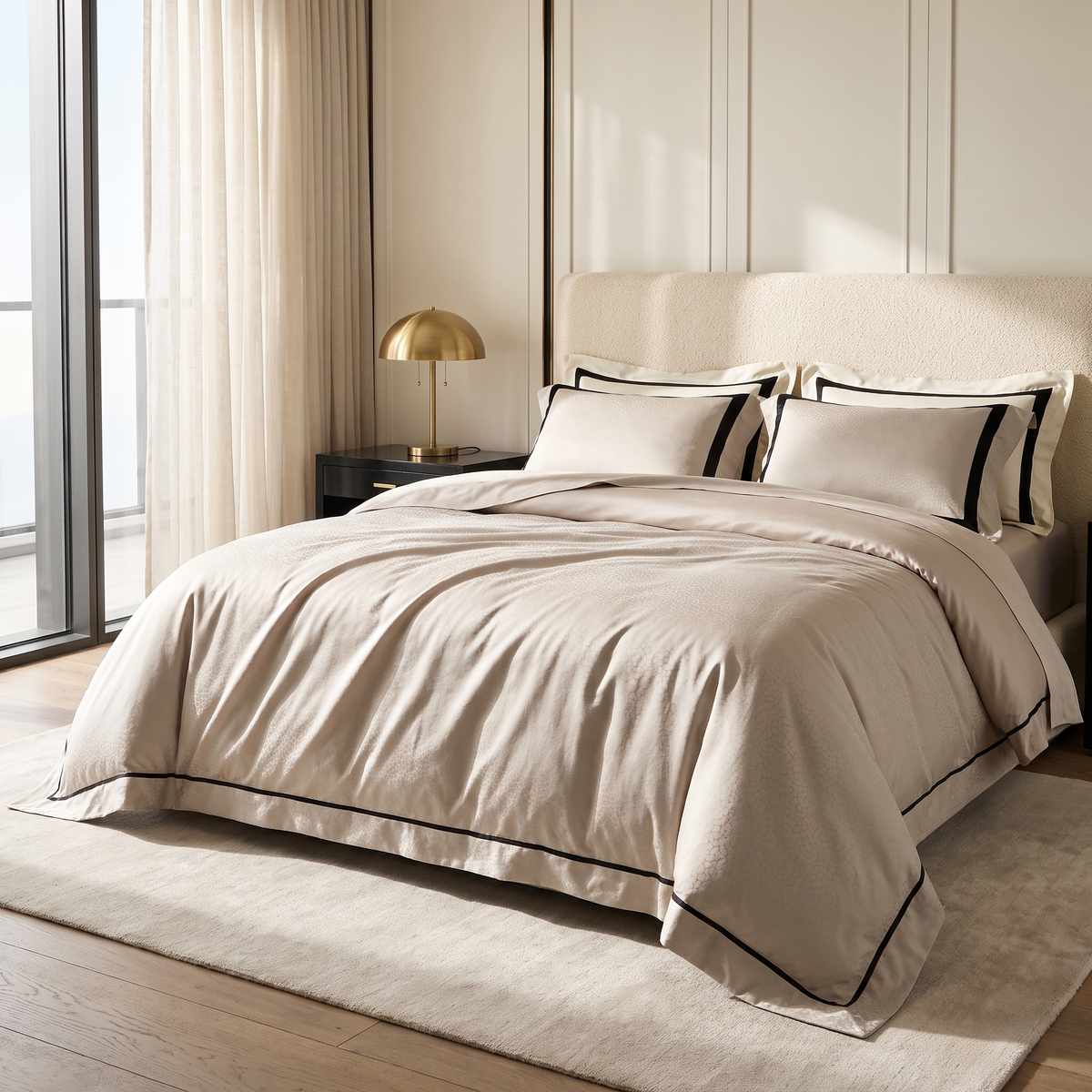Classique Le Luxe Duvet Cover Set (Long-staple Sateen Cotton) — lifestyle