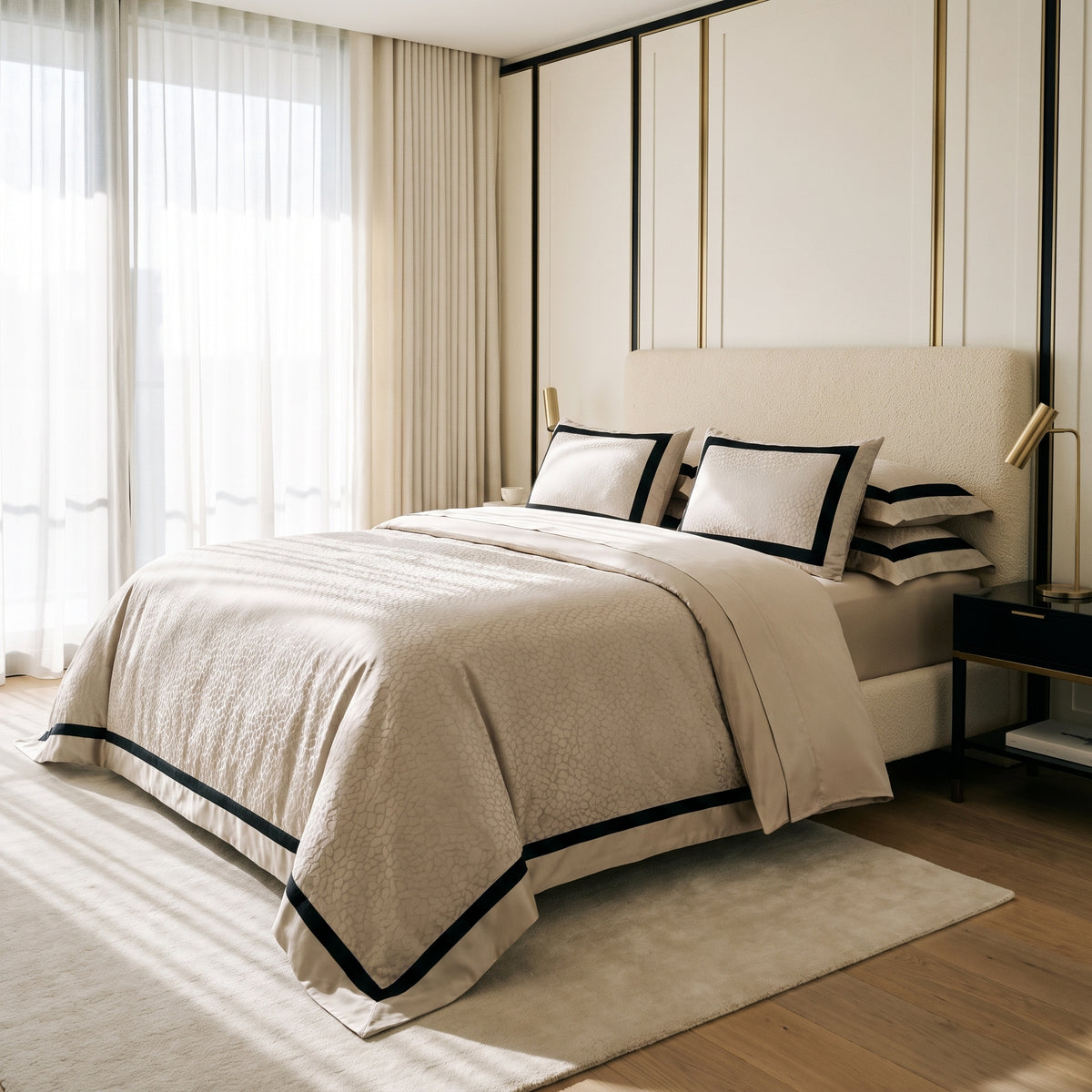 Classique Le Luxe Duvet Cover Set (Long-staple Sateen Cotton) — lifestyle