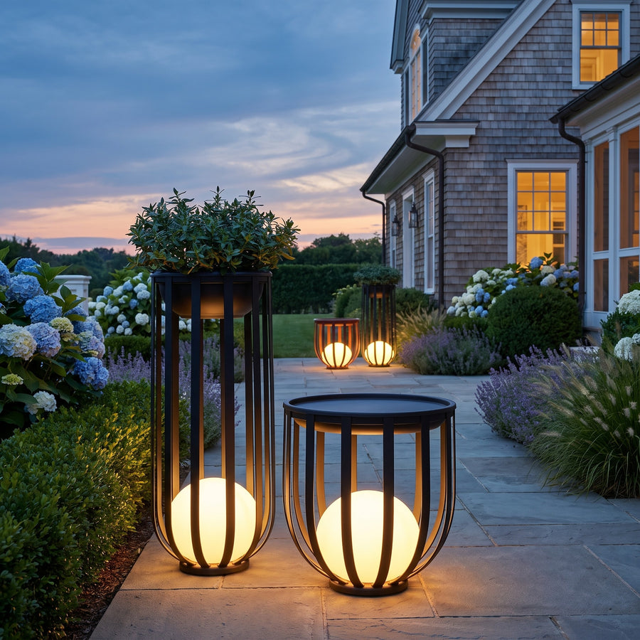 Flower Pot Lamp (Outdoor Solar) — dimensions