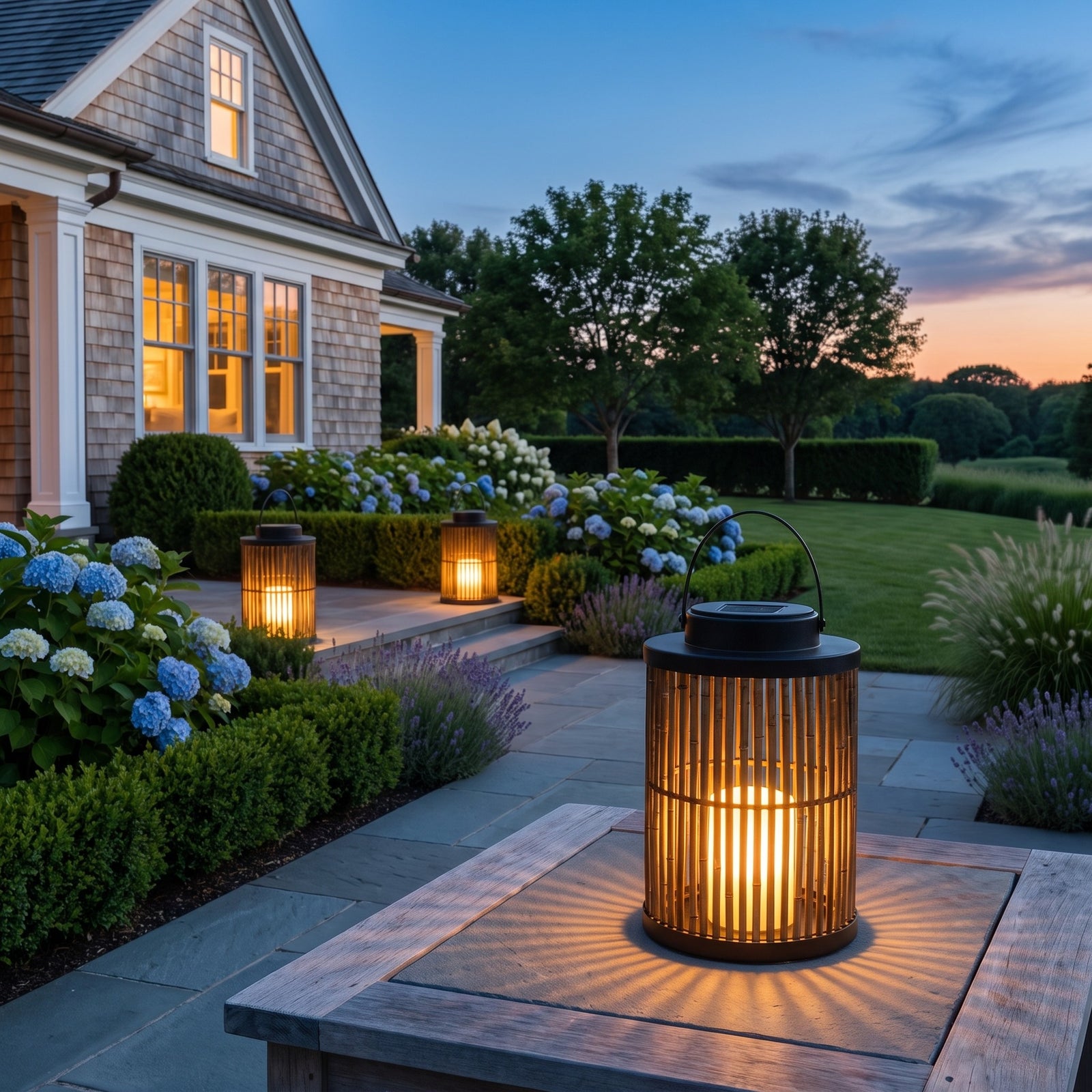 Sora Weave Lantern — Solar Outdoor Light | Articture
