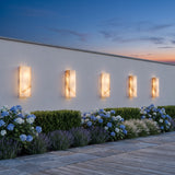 The full Marble Outdoor Wall Light range shown together