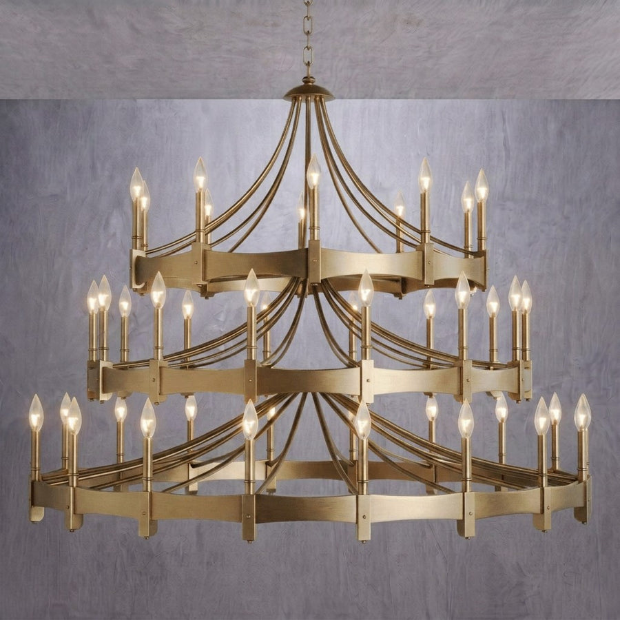 Guild Three-Tier Chandelier — dimensions