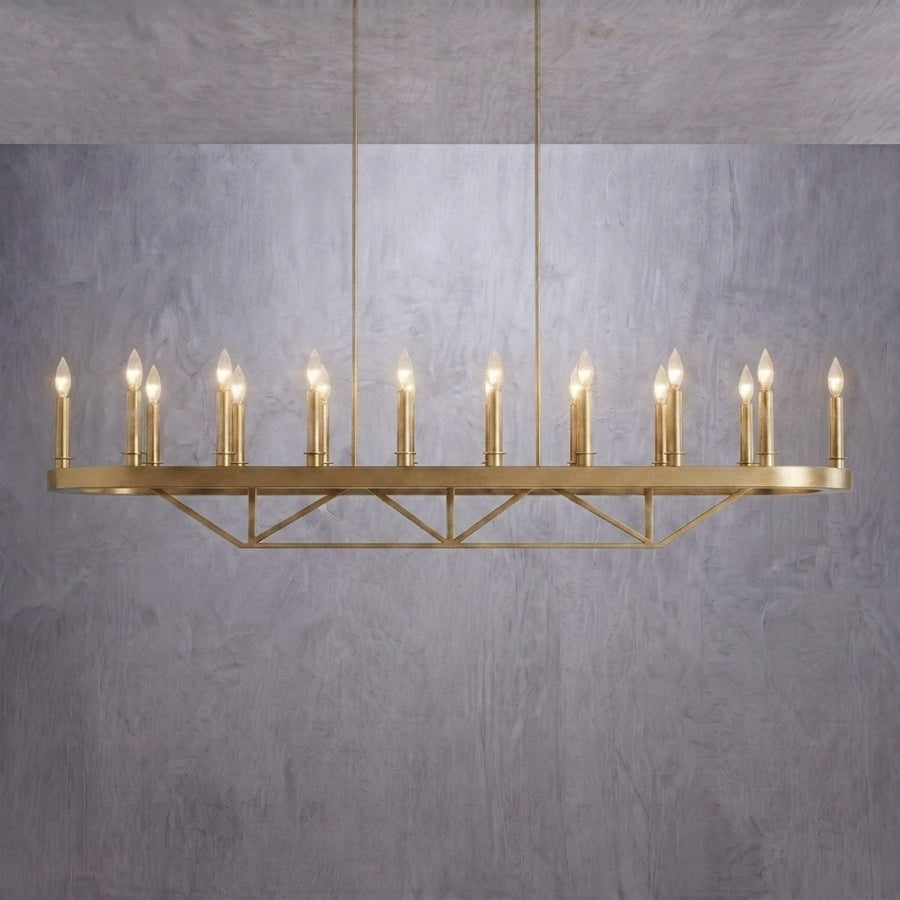 Regent Rectangular Chandelier — dimensions