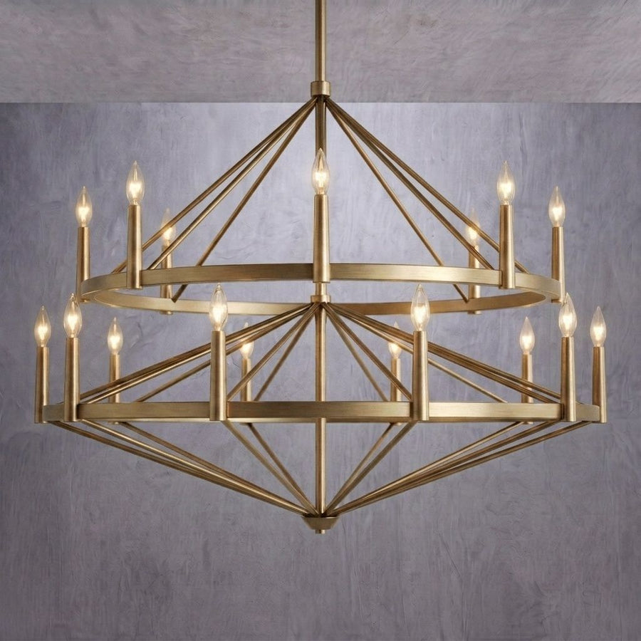 Regent Two-Tier Chandelier — dimensions