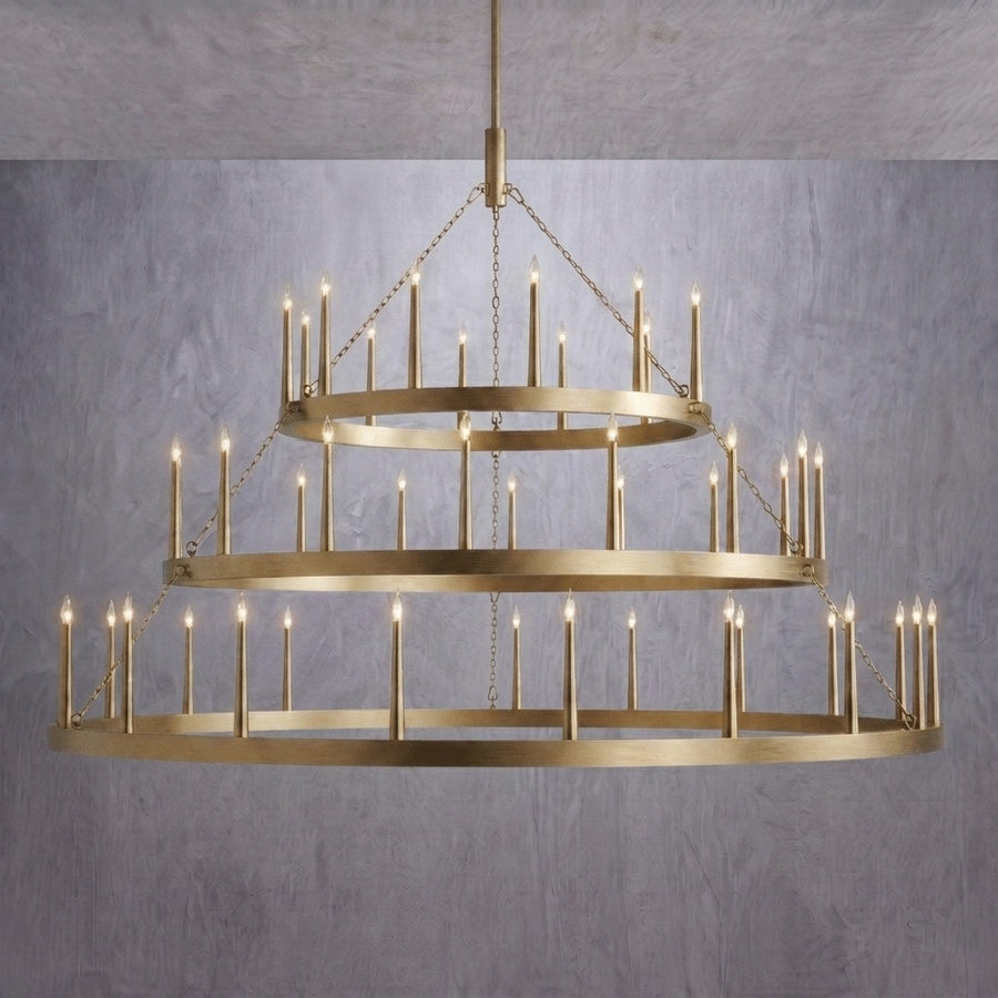 Lineage Three-Tier Chandelier — dimensions