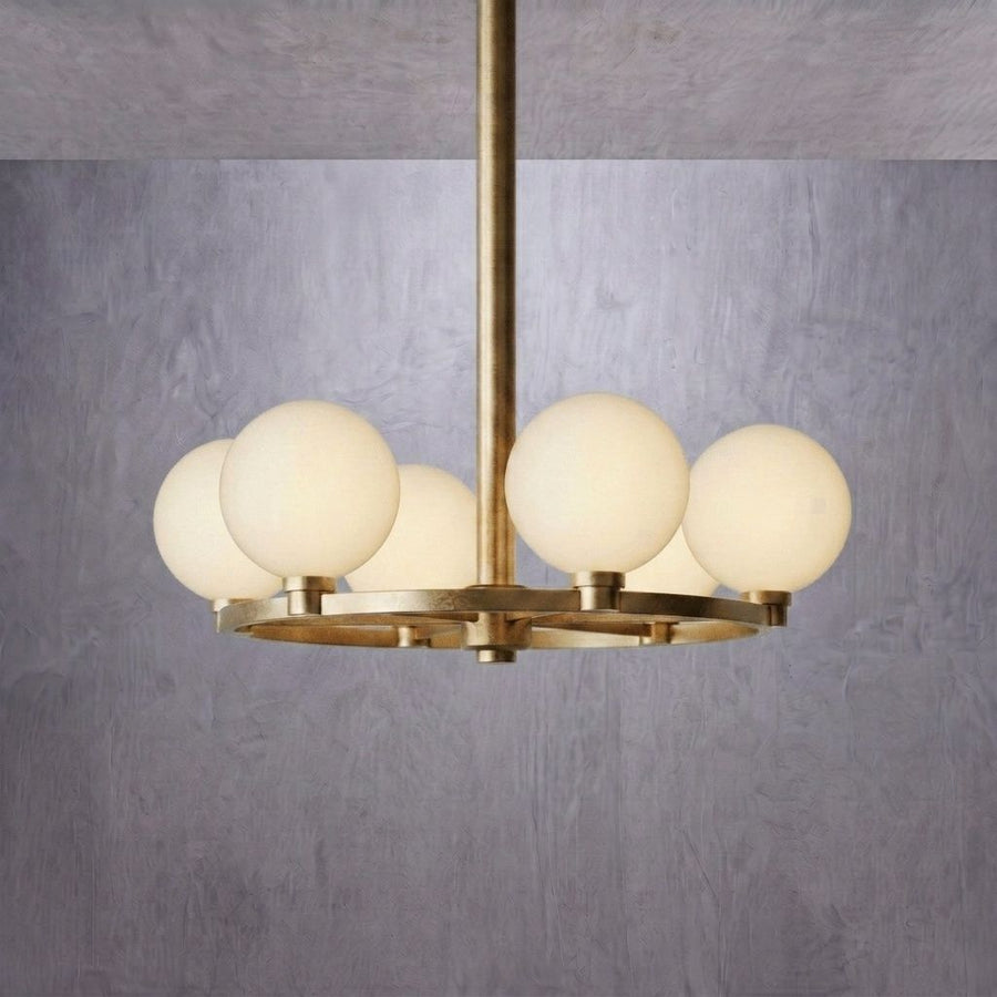 Halo Strata Round Chandelier — dimensions