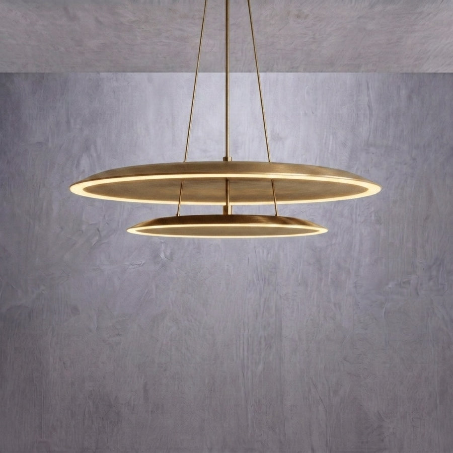 Axiom Two-Tier Chandelier — dimensions