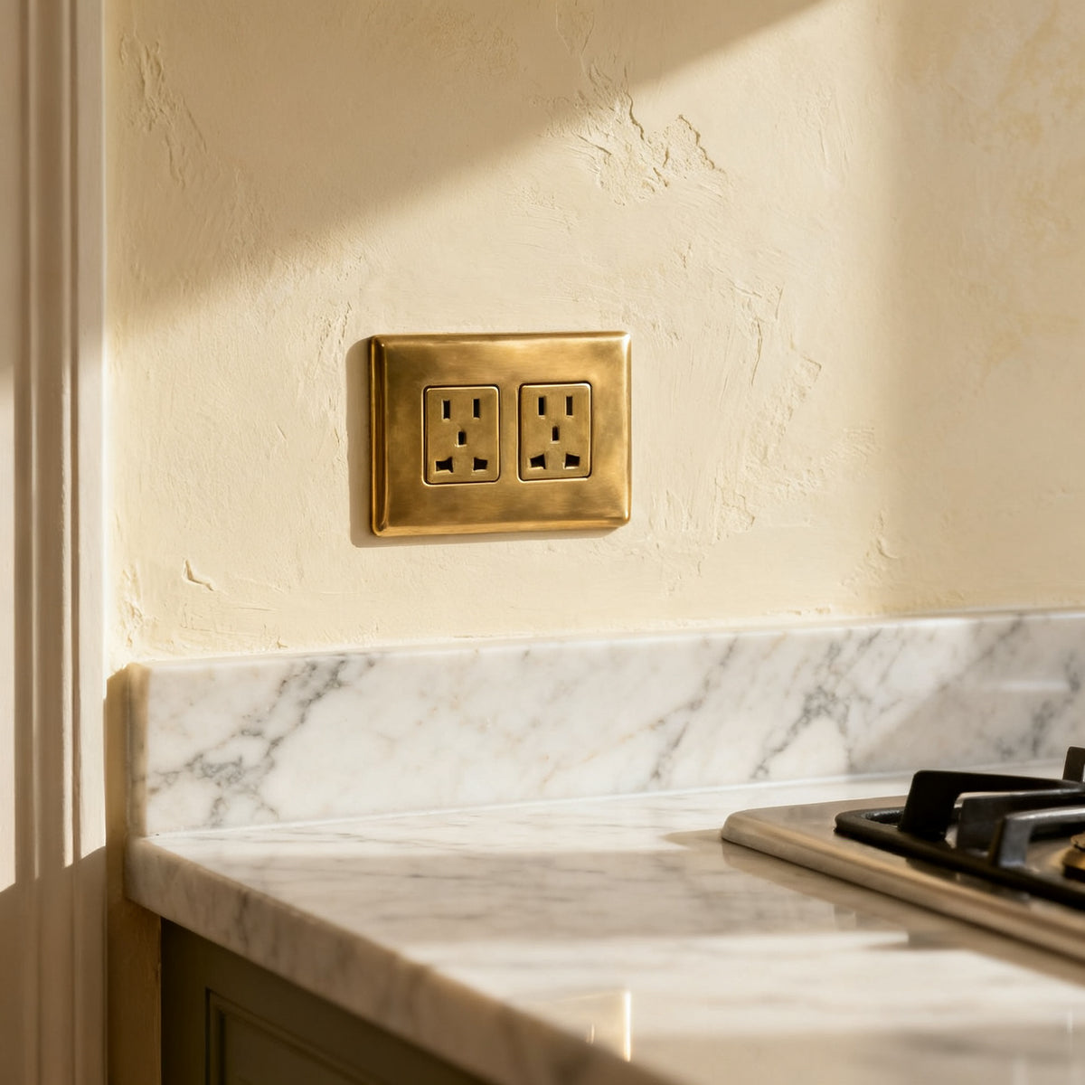 Brass Outlet (1-4 Gang) — lifestyle