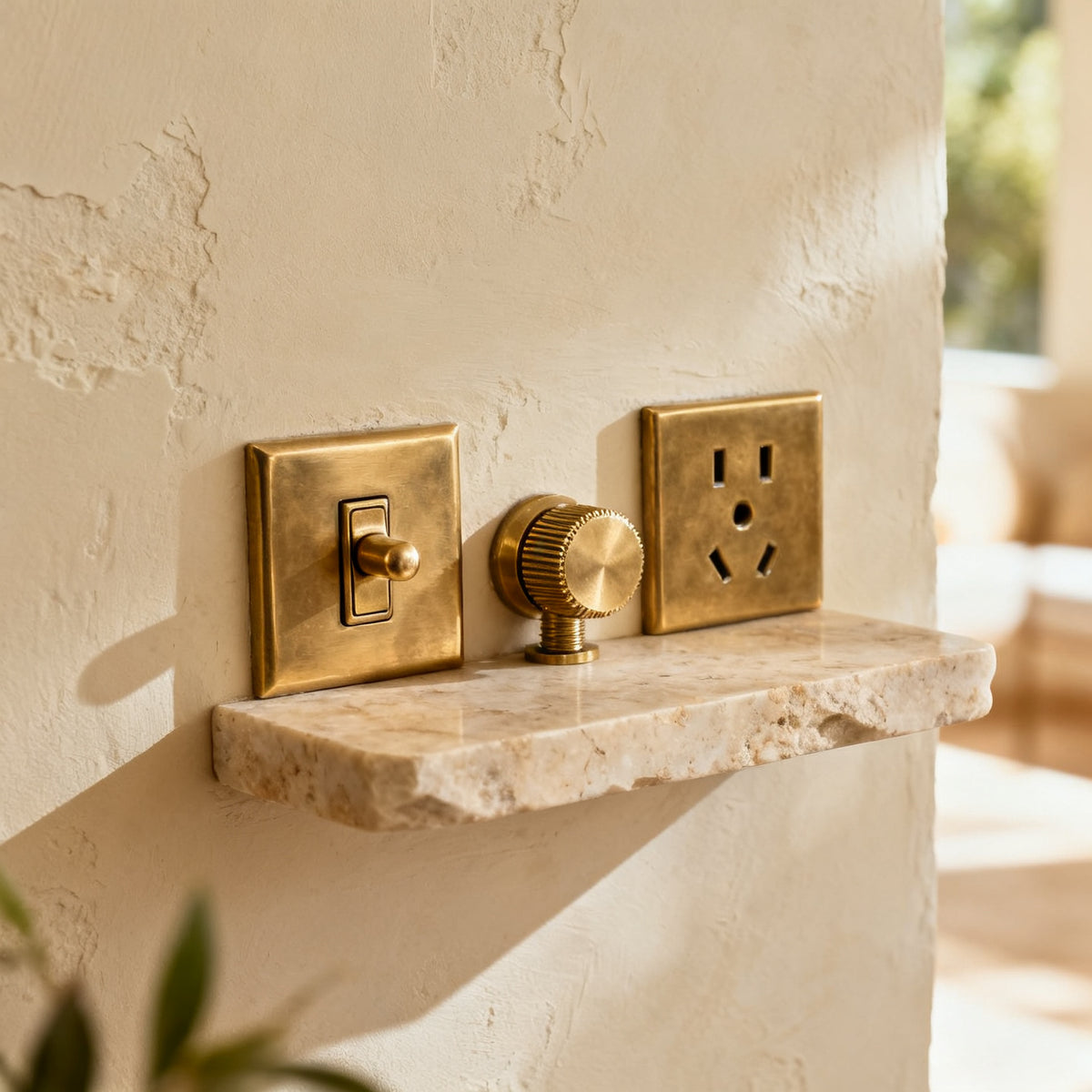 Brass Electrical Sample Kit — lifestyle