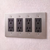 Stainless Steel::4 Gang::Standard