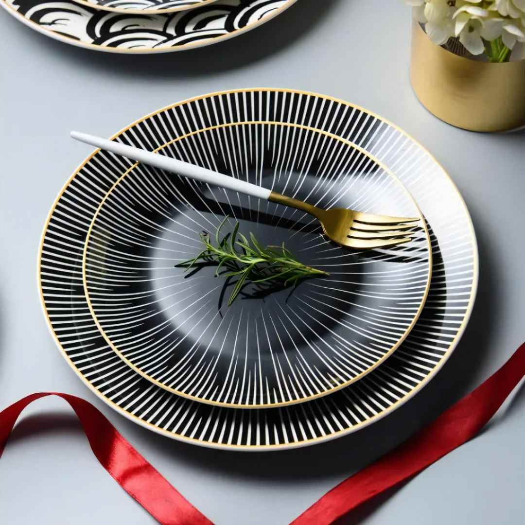 Euclid Plate Collection — lifestyle