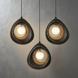 Circular Wabi Sabi Pendant Light