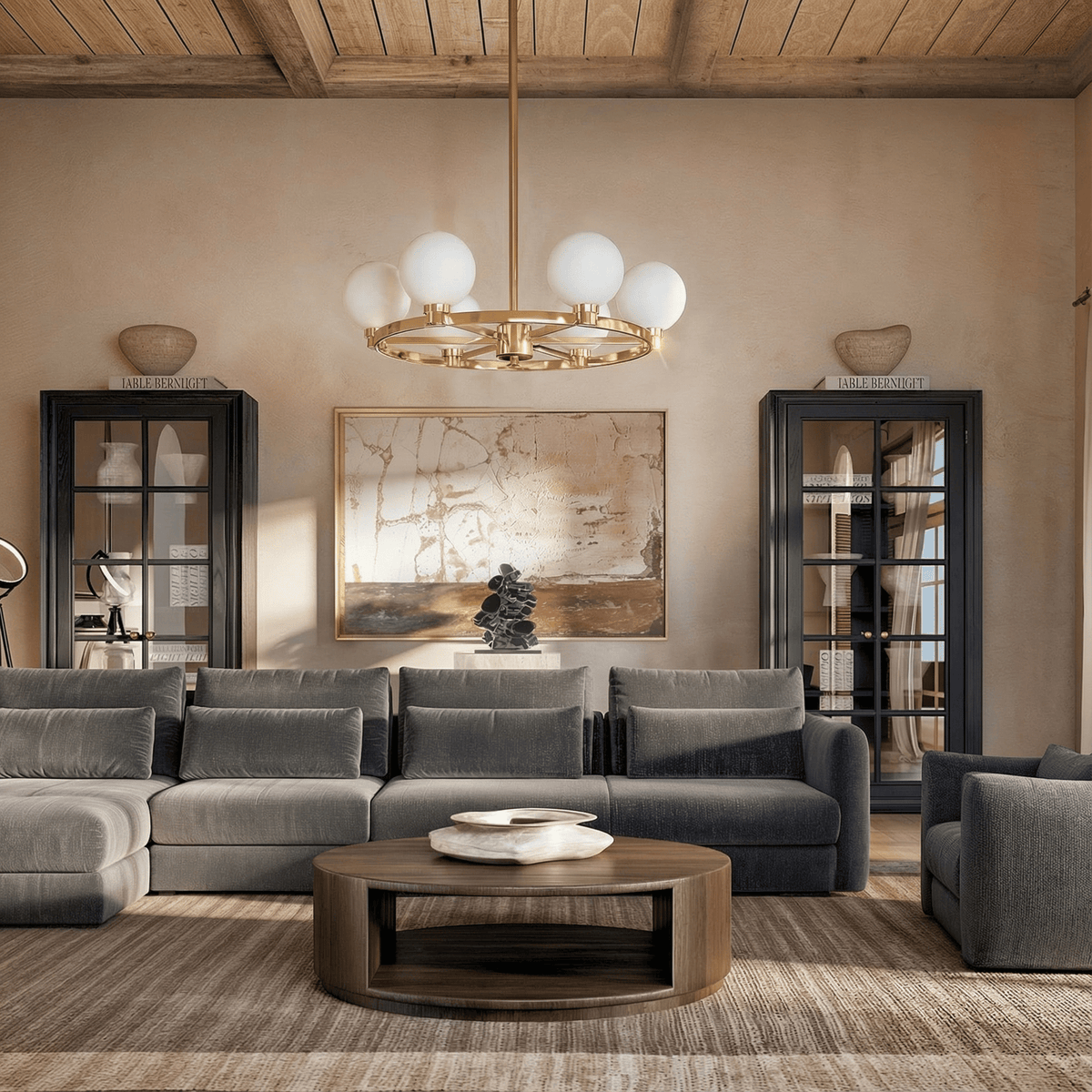 Halo Strata Three-Tier Chandelier — lifestyle