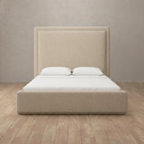 Linen Blend Linen — Full Height Headboard