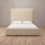 Performance Leather Linen — Full Height Headboard