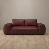Top Grain Leather::2 Seater Burgundy Leather [grid:6:TGL]