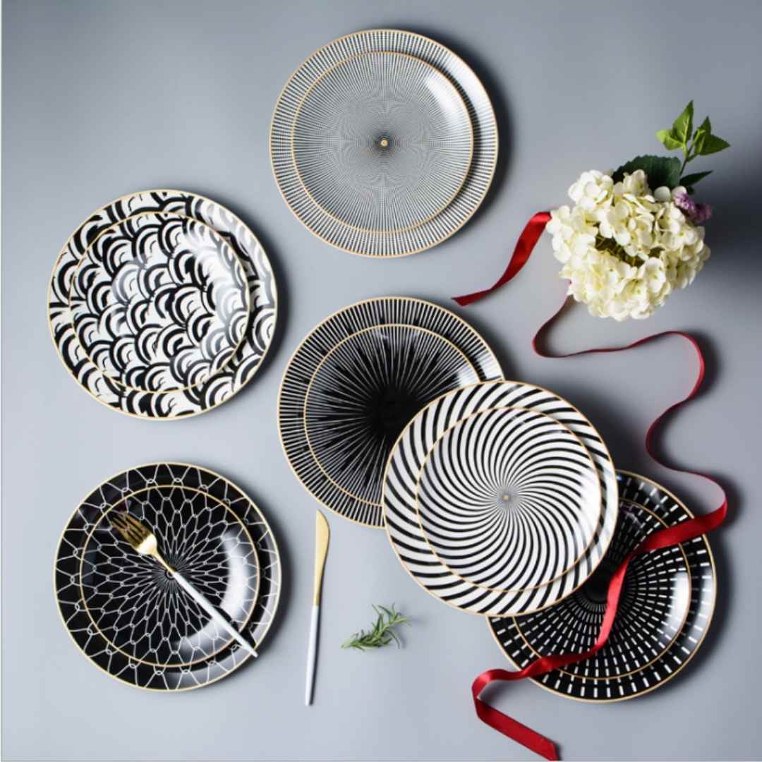 Euclid Plate Collection — lifestyle