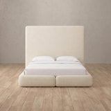 Linen Blend Cream — Custom Headboard