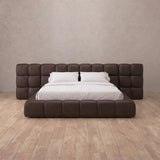 Performance Leather Espresso — Extended Headboard