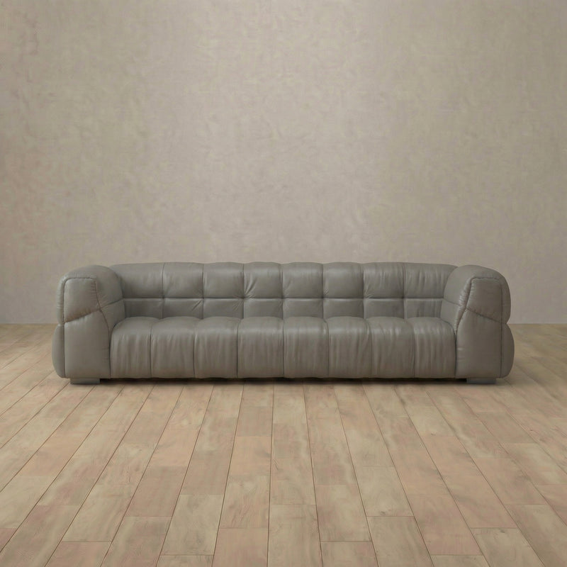 Puff Sofa 3 Seater (96") — Stone