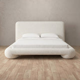Boucle Off White — Full Height Headboard